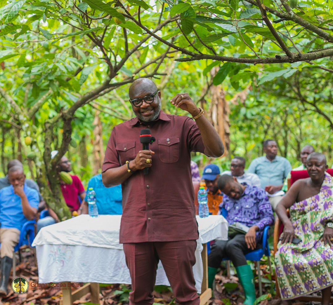 COCOBOD CEO Pledges Better Support for Ghanaian Cocoa Farmers COCOBOD CEO Pledges Better Support for Ghanaian Cocoa Farmers