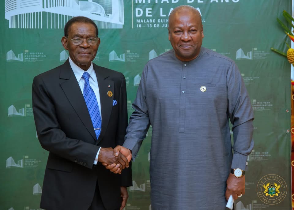 President Mahama Attends 7th African Union Mid-Year Coordinating Meeting in Malabo President Mahama Attends 7th African Union Mid-Year Coordinating Meeting in Malabo