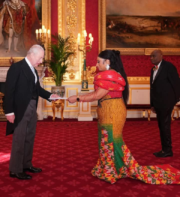 Ghana’s First Female High Commissioner Dazzles at St James’s Palace