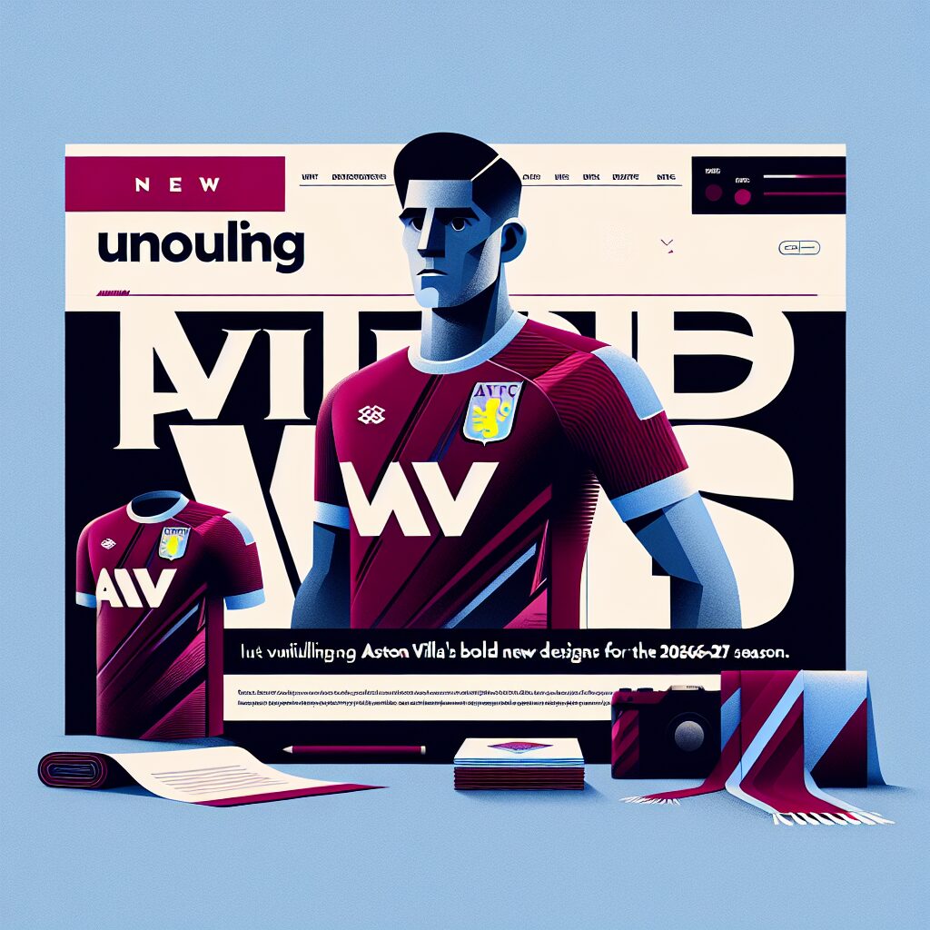 Exclusive: Aston Villa’s Bold 2026-27 Kit Designs Unveiled