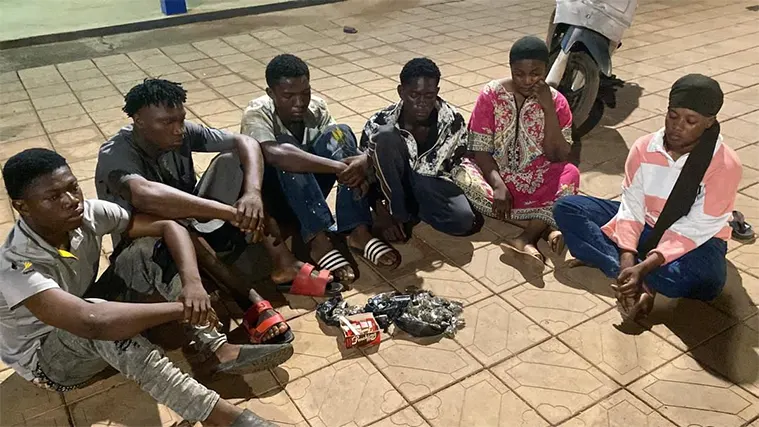 Seven Arrested in Tamale for Suspected Drug Possession
